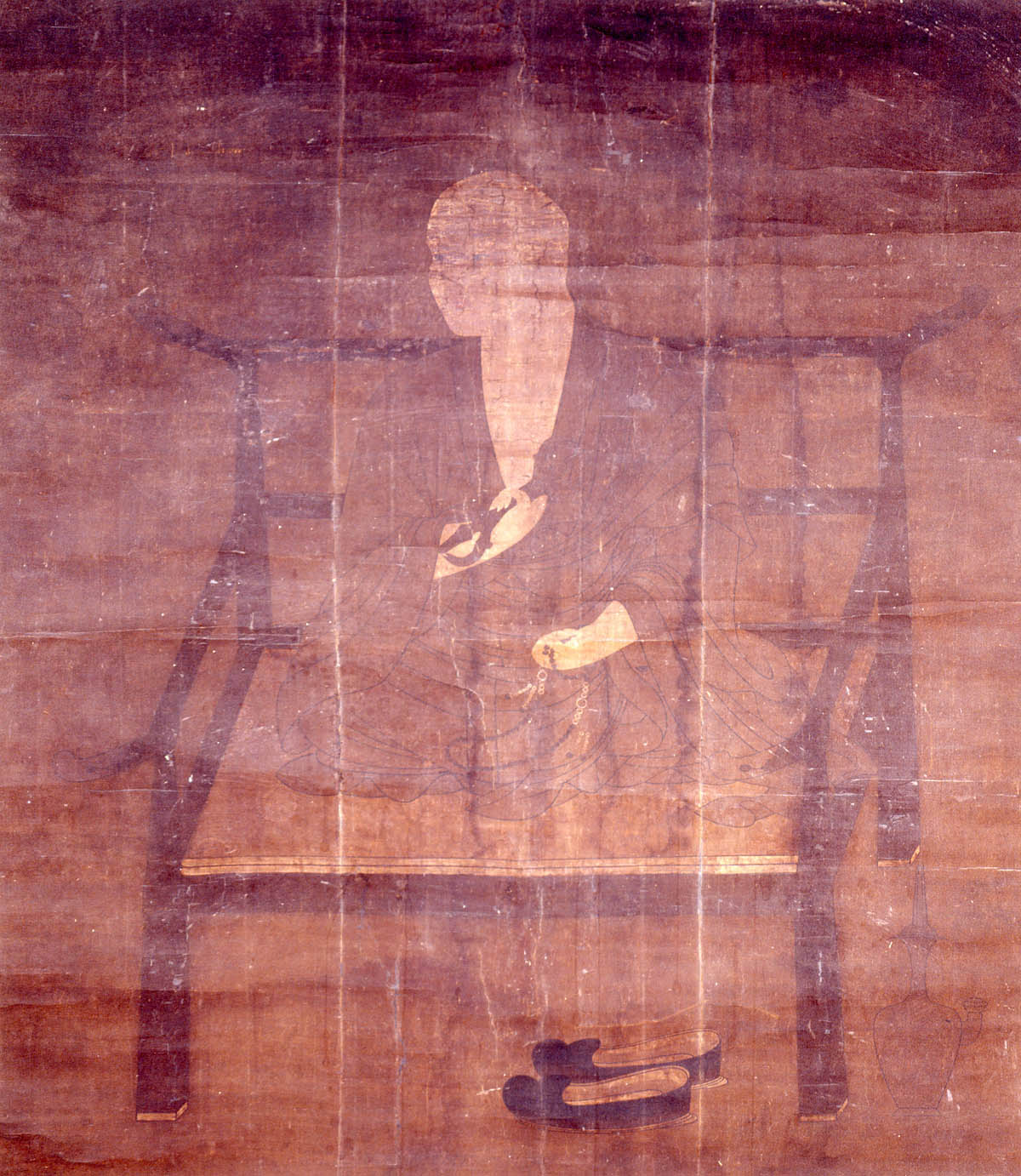 饭盛寺：绢本着色弘法大师画像