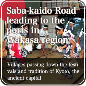 Saba-kaido Road leading to the ports in Wakasa region